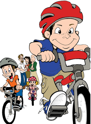 bike riding clipart. ike riding cartoon. ike