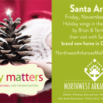 Santa Claus + some great buys at Northwest Arkansas Mall this month!