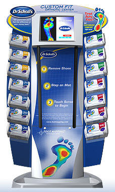 dr scholl's custom fit kiosk