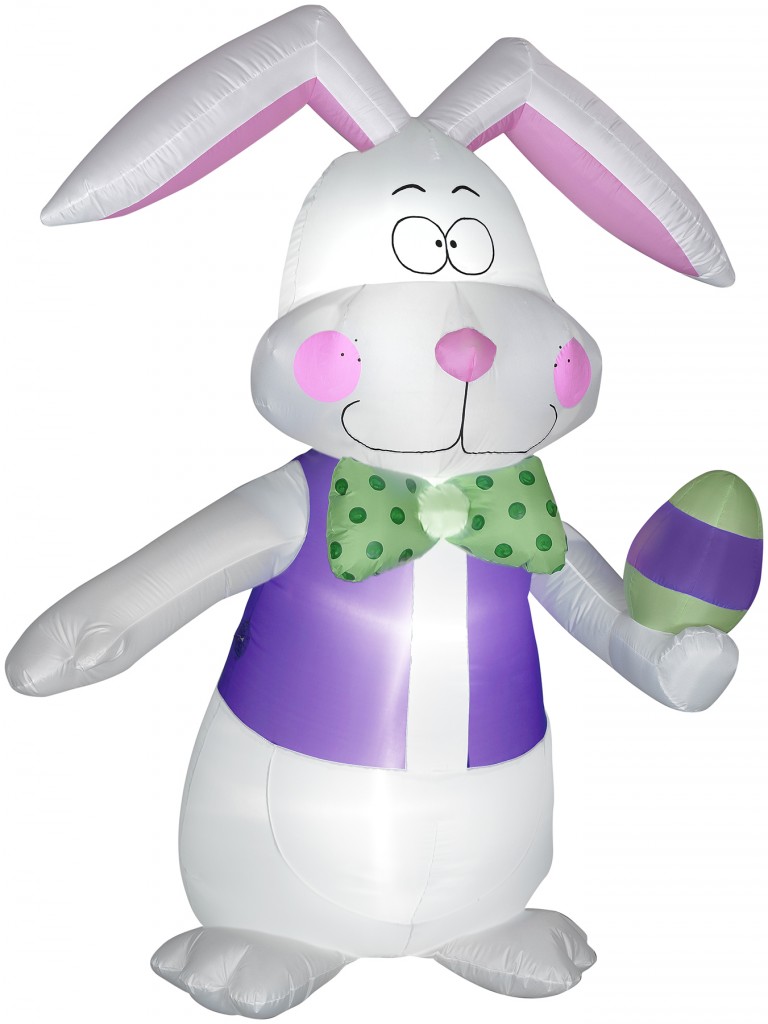 Giveaway: Giant inflatable Easter bunny to "spring" up your lawn!...