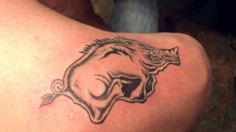 Since y'all wanted to see this here it is. My tattoo : r/razorbacks