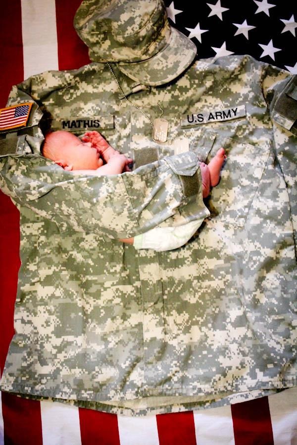 Military baby boy