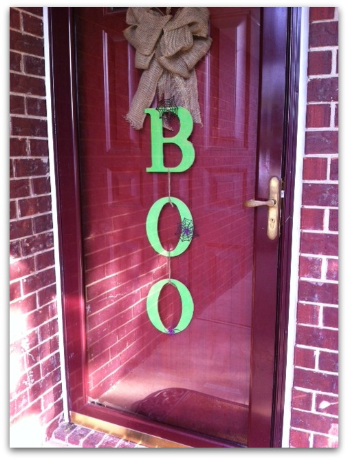 Boo front door