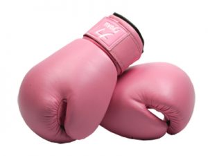 boxing gloves pink