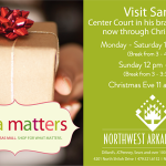 Visit Santa at his new house in the NWA Mall + some insider scoop!