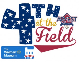 4th at the Field w Walmart Museum Logo