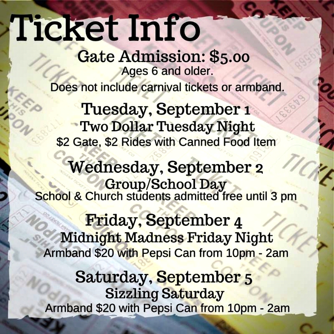 ticket info