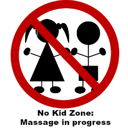 no kid zone massage