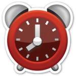 emoji clock