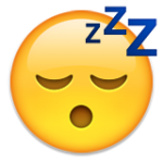 emoji sleeping