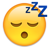 emoji sleeping