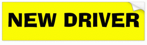 new driver sticker