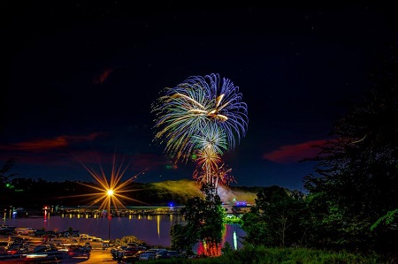 Prairie Creek Marina fireworks