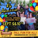 It’s Opening Weekend at Farmland Adventures: Everything you need to know before you visit!