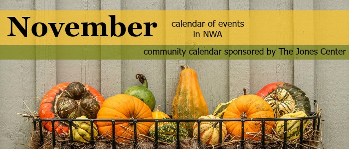 Calendar of Events in Northwest Arkansas: November 2016