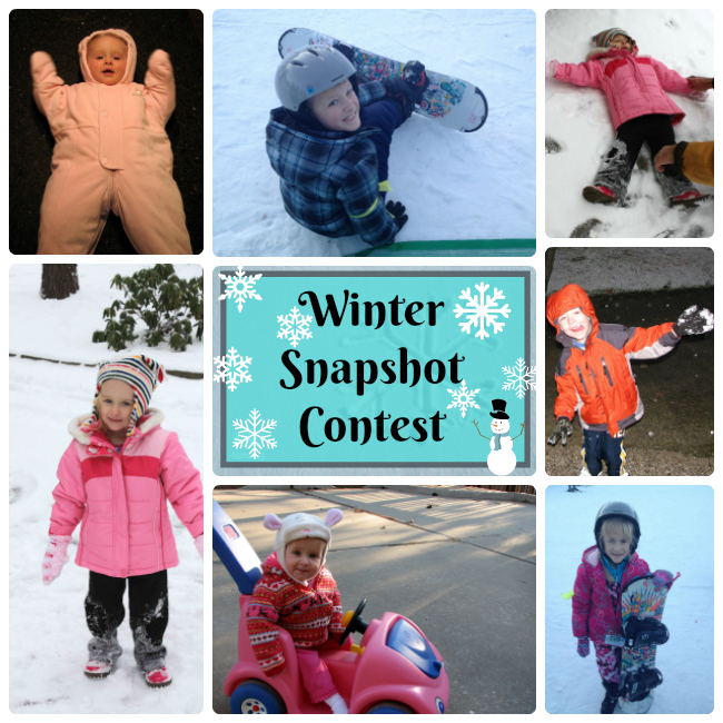 winter snapshot collage example