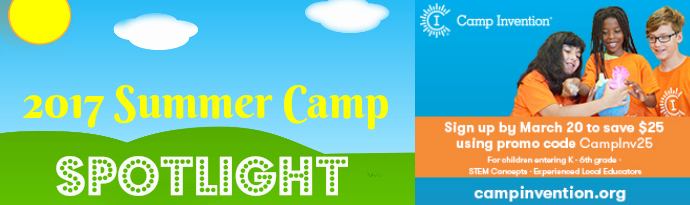 camp invention summer spotlight banner