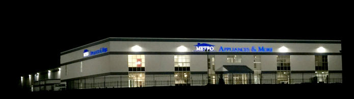 metro at night