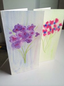 Mother's Day card class, Local Color