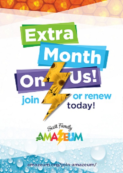 Amazeum extra month on us