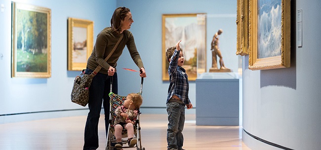 Crystal Bridges Museum art classes for babies, toddlers, preschoolers, elementary, homeschoolers and teens/tweens