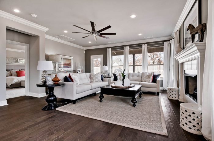 family room Buffington Homes