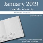 Calendar of Events in Northwest Arkansas: January 2019