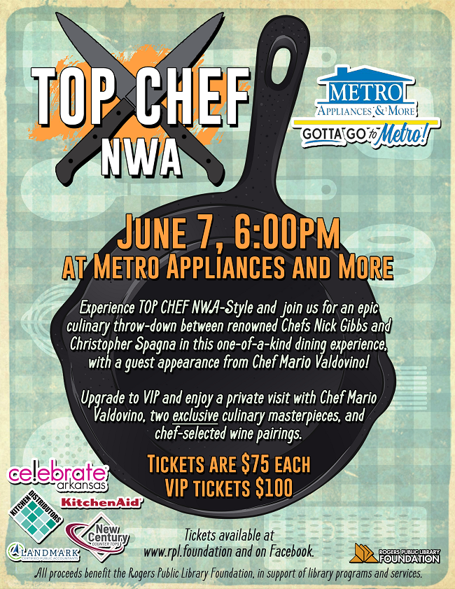 TOP CHEF NWA 2019, Metro Appliances