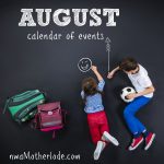 Northwest Arkansas Calendar of Events: August 2019
