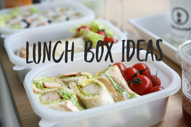 Back to School Lunch Box Ideas