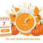 Daylight Savings Time ends Sunday, Nov. 7, 2021