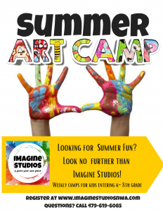 Imagine Studios Northwest Arkansas summer camp 2022
