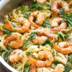 Recipe: Garlic Butter Shrimp Pasta from Damn Delicious